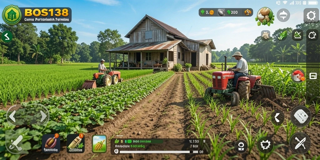 Tampilan gameplay seru dan interaktif di BOS138.