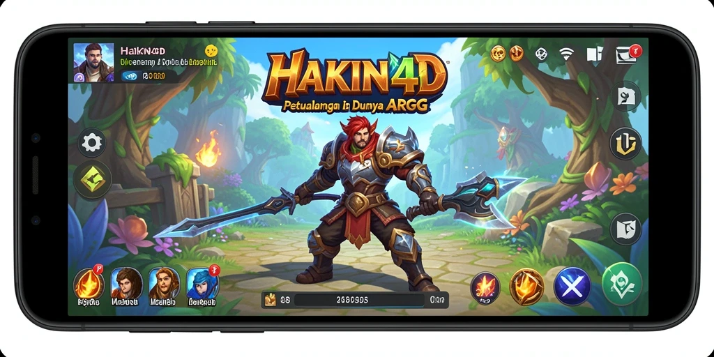 Tampilan gameplay ARPG yang seru dan mendebarkan di HAKIN4D.