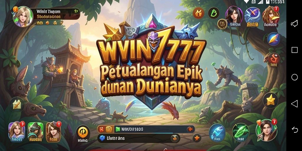 Tampilan gameplay menarik dengan aksi pertarungan seru di WIN777.