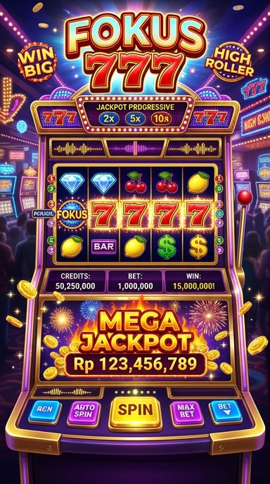 Tampilan utama aplikasi fokus777, menampilkan berbagai kategori aplikasi.