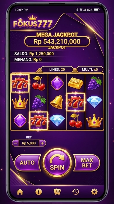 Screenshot fitur penilaian pengguna untuk aplikasi di fokus777.